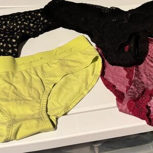 PINK Victoria's Secret Yellow Kids Bottoms